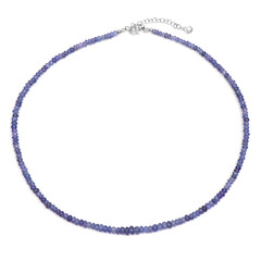 Collana in argento con Tanzanite