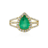 Anello in oro con Smeraldo Etiope (AMAYANI)