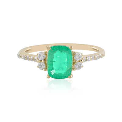 Anello in oro con Smeraldo Russo