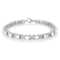Bracciale in argento con Opale di Welo