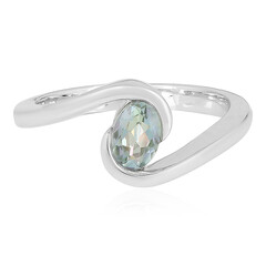 Anello in argento con Quarzo Lago della Montagna