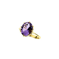 Anello in oro con Ametista
