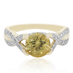 Anello in oro con Eliodoro
