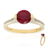 Anello in oro con Rubino Mozambico