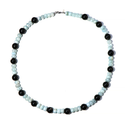 Collana in argento con Ossidiana