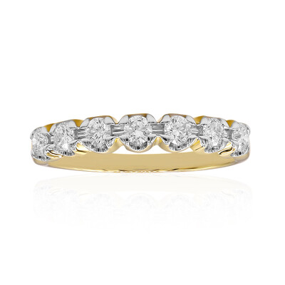 Anello in oro con Diamante IF (D) (Annette)