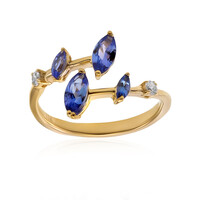 Anello in oro con Tanzanite AAA