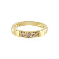 Anello in argento con Diamante Champagne I3