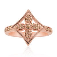 Anello in oro con Diamante Rose de France SI1 di Argyle