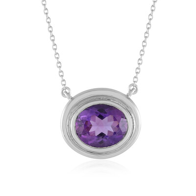 Collana in argento con Ametista Siberiana