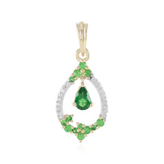 Ciondolo in oro con Tsavorite