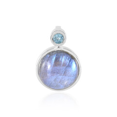 Ciondolo in argento con Labradorite Blu Maniry (KM by Juwelo)