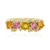 Anello in argento con Zaffiro Giallo