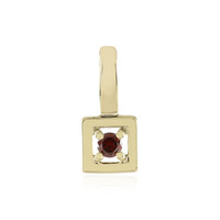 Ciondolo in oro con Diamante Rosso I2
