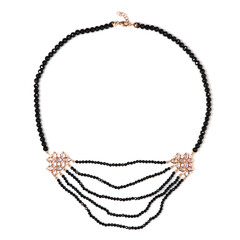 Collana in argento con Pietra di Luna Arcobaleno (KM by Juwelo)