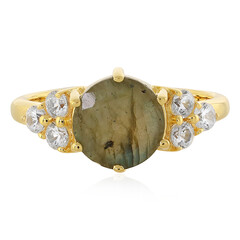 Anello in argento con Labradorite