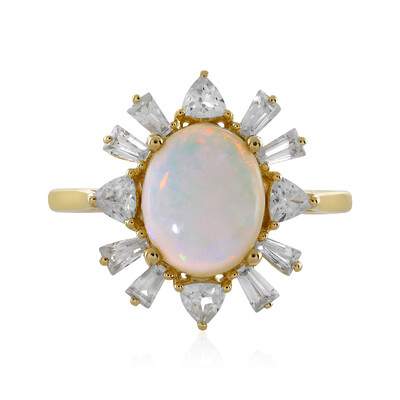 Anello in oro con Opale Australiano (Adela Gold)