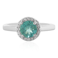 Anello in argento con Apatite Blu