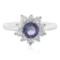 Anello in argento con Tanzanite Bicolore