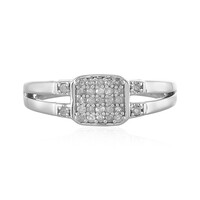 Anello in argento con Diamante I2 (I)