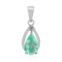 Ciondolo in argento con Smeraldo Etiope