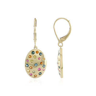 Orecchini in oro con Tormalina Rosa (de Melo)