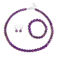 Parure in argento con Fosfosiderite