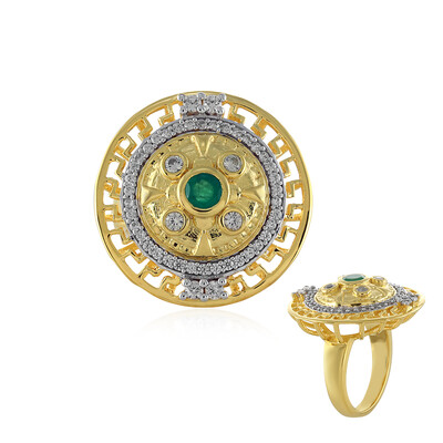 Anello in argento con Smeraldo Socoto