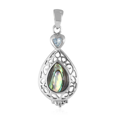 Ciondolo in argento con Conchiglia Abalone (Art of Nature)