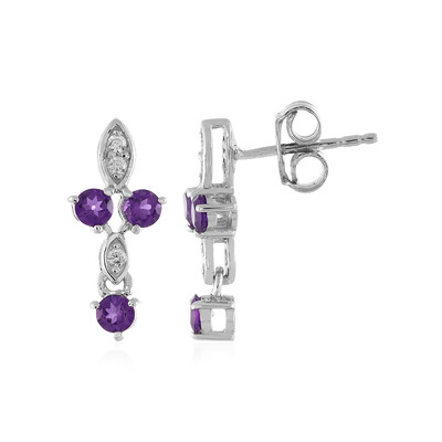 Orecchini in argento con Ametista
