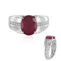Anello in argento con Rubino del Madagascar (de Melo)