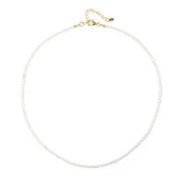 Collana in argento con Topazio Bianco