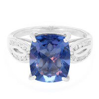 Anello in argento con Fluorite Cangiante