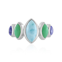 Anello in argento con Larimar (KM by Juwelo)