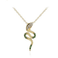 Collana in argento con Tsavorite della Tanzania