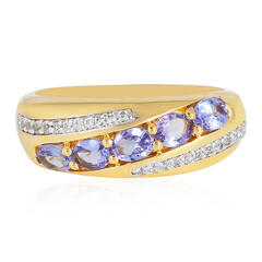 Anello in argento con Tanzanite