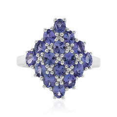 Anello in argento con Tanzanite