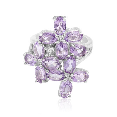 Anello in argento con Ametista