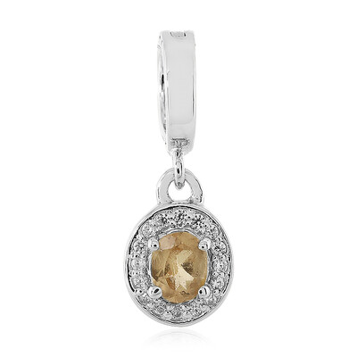 Ciondolo in argento con Granato Imperiale