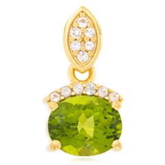 Ciondolo in argento con Peridoto