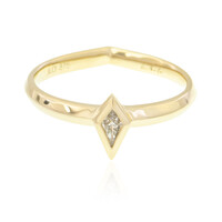 Anello in oro con Diamante VS1 (G) (de Melo)