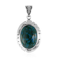 Ciondolo in argento con Crisocolla (Art of Nature)