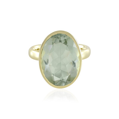 Anello in argento con Ametista Verde