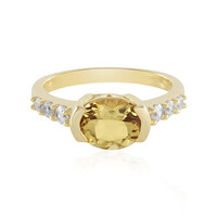 Anello in argento con Berillo Giallo