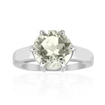 Anello in argento con Ametista Verde