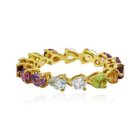 Anello in argento con Rodolite