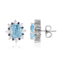 Orecchini in argento con Topazio Blu Cielo (Dallas Prince Designs)