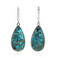 Orecchini in argento con Turchese Ramato Blu (Faszination Türkis)