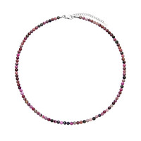 Collana in argento con Cobalto Calcite