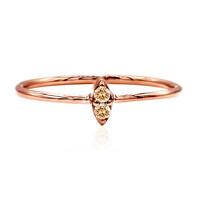 Anello in oro con Diamante Rose de France SI1 di Argyle